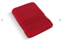 Froté ručník 50x100cm proužek 450g červená